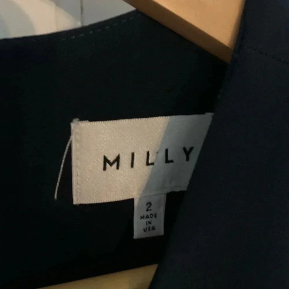 Milly Navy Swing Dress Excellent Condition Size 2 - Picture 3 of 5